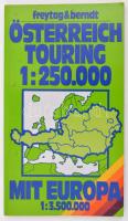 Österreich Touring 1:250.000 mit Europa 1:3.500.000, kiadja: Freytag&Berndt, 143p