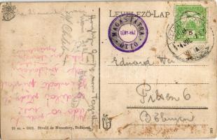 1914 Tátra, Magas-Tátra, Vysoké Tatry; Részlet az Öt-tónál / Partie bei den fünf Seen / mountain pea...