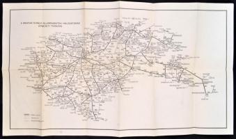 Magyarország vasúti térképe, 3 különböző térkép + 1 db interrail térkép