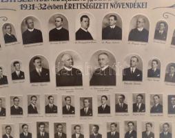 1932 A Budapesti Szent Benedek-rendi "Szent Benedek" Reálgimnázium érettségiző növendékein...