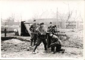 cca 1916 2 db katonai fotó (az egyik Isonzónál készült)