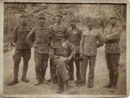 cca 1916 2 db katonai fotó (az egyik Isonzónál készült)
