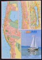 9 db hajózással kapcsolatos kiadvány és térkép