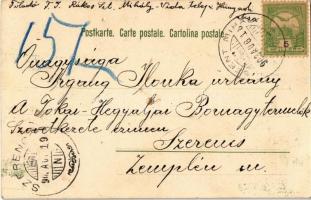 1903 Romantic couple. Kunstverlag Rafael Neuber. s: E. Döcker jun. (apró lyuk / tiny pinhole)