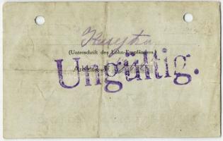 Német Birodalom/Császárság/Vegesack/Bremer Vulkan 1914.9.12. 1M hivatalos érvénytelenítéssel T:II