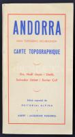 1976 Andorra i Sectors Meridionals Fronteres, 78×63 cm