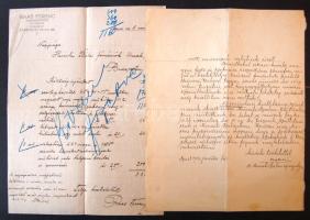 1904 Déry Béla festőművész, a Nemzeti Szalon igazgatójának aláírása a Nemzeti Szalon papírján