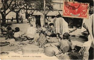 1907 Dakar, La Marché / market, African folklore, TCV card (EK)