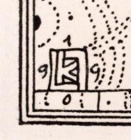Kozma Lajos (1884-1948): Általam. Cinkográfia, papír, jelzett a cinkográfián, paszpartuban, 19,5×16,...