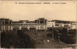 Dakar, La Gare et lArsenal / railway station, automobile