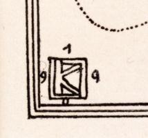 Kozma Lajos (1884-1948): Örvényben. Cinkográfia, papír, jelzett a cinkográfián, paszpartuban, 19,5×1...