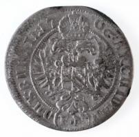 Német Államok / Szilézia 1706FN 3kr Ag "I. József" (1,47g) T:2-,3
German States / Silesia...