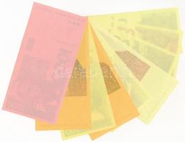 Horvátország 1993. 5K előlapi színpróba + 20K előlapi színpróba + 50K előlapi színpróba + 200K előla...