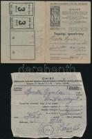 1941 Országos Magyar Izraelita Közművelődési Egyesület (OMIKE) tagsági igazolványa