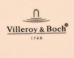 Villeroy & Boch fűszertartó, kézzel festett és matricás, jelzett, apró kopásnyomokkal 12x7 cm