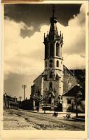 1932 Sopron, Szent MIhály templom. Zsabokorszky mérnök felvétele (fl)