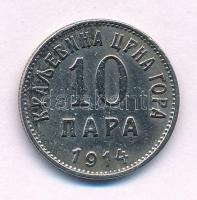 Montenegró 1914. 10p Ni T:2 Montenegro 1914. 10 Para Ni C:XF Krause KM#18