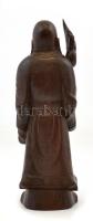 Jelzés nélkül:  Keleti bölcs. Faragott keményfa szobor. 26 cm