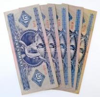 1962. 20Ft + 1965. 20Ft + 1969. 20Ft + 1975. 20Ft + 1980. 20Ft T:III Adamo F13,F14,F15,F16,F17