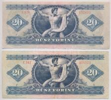 1962. 20Ft + 1965. 20Ft + 1969. 20Ft + 1975. 20Ft + 1980. 20Ft T:III Adamo F13,F14,F15,F16,F17