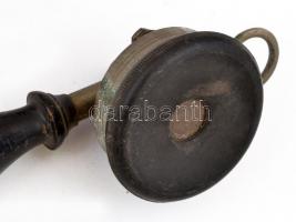 cca 1910 Falra akasztható telefon készülék. Komlós és Kertész Elektrotechnikai gyár. Jelzett. 21 cm