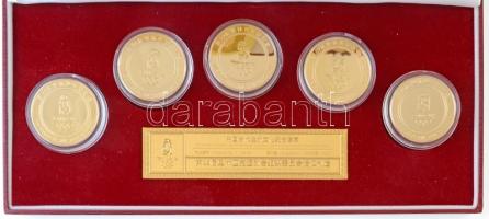 Kína 2008. "Peking 2008 - Ősi kínai építészeti kultúra emlékérem szett" az Olimpia évében ...