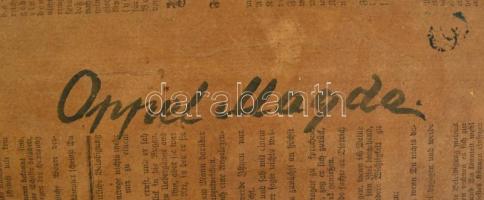 Appel Magda (?-?): Almás csendélet, 1915-25 körül. Akvarell, karton, sérült, jelzett, hátoldalán aut...