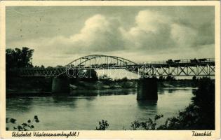 1939 Vásárosnamény, Tisza híd. Klein Lajos (EB)