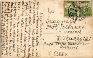 1917 Budapest I. Krisztinaváros, Hrubesch Béla mosó és tisztító intézete a Csend utca (Hegyalja út) ...