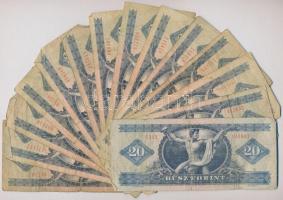 1980. 20Ft (14x) T:III,III- firka Adamo F17