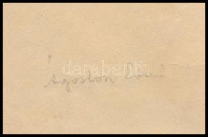 Ágoston Ernő (1889-1957): Ex libris Varga F. Rézkarc, papír, jelzett, 11,5x7,5 cm