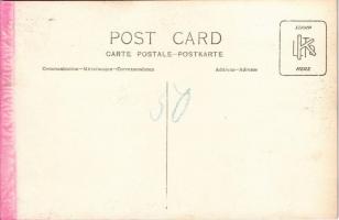 1915 Nagymaros, vasútállomás, vasutasok nyári fehér egyenruhában. photo