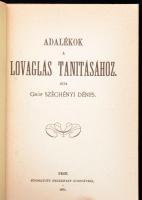 Széchenyi Dénes: Adalékok a lovaglás tanításához. Bp., 1987., Agroinform. Kiadói kartonált papírköté...