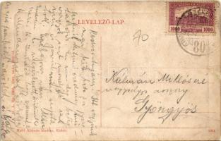 1925 Kisbér, Sidlovits tanár villája. W.L. Bp. 5460. Haftl Kálmán kiadása (r)