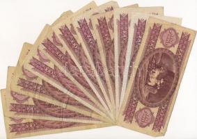 1984. 100Ft (5x) + 1989. 100Ft (2x) + 1992. 100Ft (4x) T:III,III- Adamo F35,F36,F37