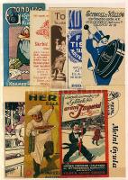 1910-1930 10db klf számolócédula