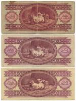 1949. 100Ft + 1975. 100Ft + 1984. 100Ft + 1989. 100Ft + 1992. 100Ft + 1993. 100Ft T:III fo., firka A...