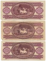 1949. 100Ft + 1975. 100Ft + 1984. 100Ft + 1989. 100Ft + 1992. 100Ft + 1993. 100Ft T:III fo., firka A...