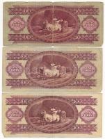 1949. 100Ft + 1975. 100Ft + 1984. 100Ft + 1989. 100Ft + 1992. 100Ft + 1993. 100Ft T:III,III- firka A...