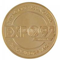 Lebó Ferenc (1960-) 1992. "Európában, Európáért / Magyarország - Sevilla Expo 1992" aranyo...