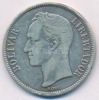 Venezuela 1936. 5B Ag "Bolívar" T:2-,3
Venezuela 1936. 5 Bolívares Ag "Bolívar"...