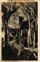 Aggtelek-Jósvafő, Baradla cseppkőbarlang, Pokol torka. Kessler Hubert felvétele (lyuk / hole)
