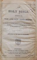 1865 Szent Biblia angol nyelven / The Holy Bible in English printed in Oxford