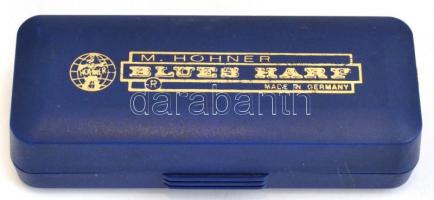 M. Hohner szájharmonika, tokban, h: 10 cm