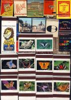 Több száz gyufásdoboz, főleg külföldi és 1db nagyméretű díszdoboz 12 gyufával