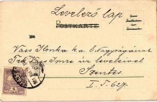 1901 Cupid at night. Verlag von Carl Hirsch Serie No. 25. litho