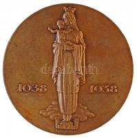 Madarassy Walter (1909-1994) 1938. "Székesfehérvári Szent István" Br emlékérem. "SANC...