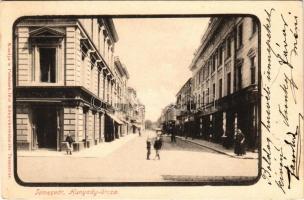 1905 Temesvár, Timisoara; Hunyady utca. Polatsek-féle kiadása / street