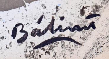 Bálint jelzéssel: A szürke árnyalatai. Vegyes technika, papír, 30x43 cm