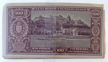 1930-1946. 37db-os vegyes magyar pengő bankjegytétel, benne "A Vöröshadsereg Parancsoksága"...